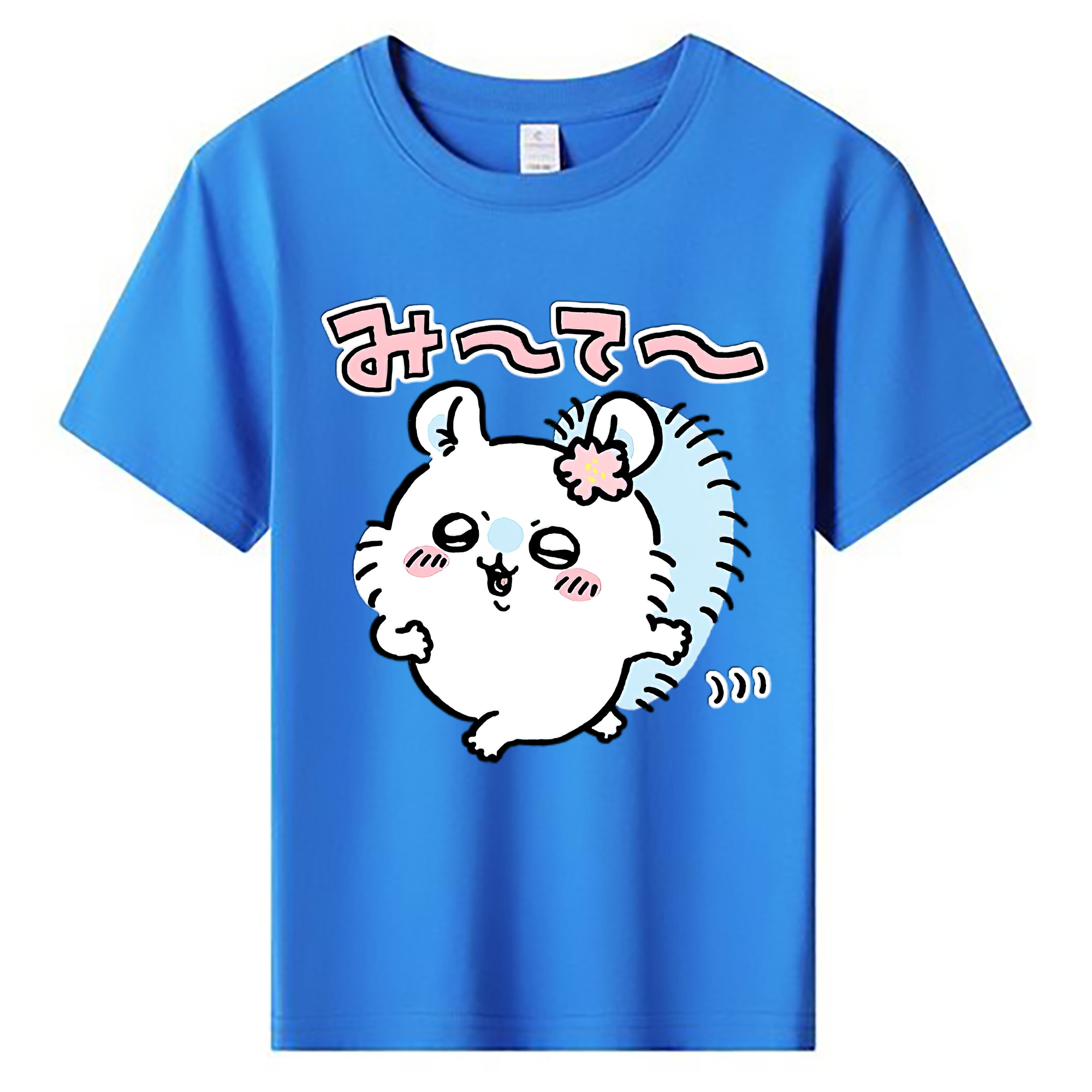 （画像用） ちいかわ モモンガ Chii-kawa Momonga 綿100％キッズTシャツ（フロントプリント）